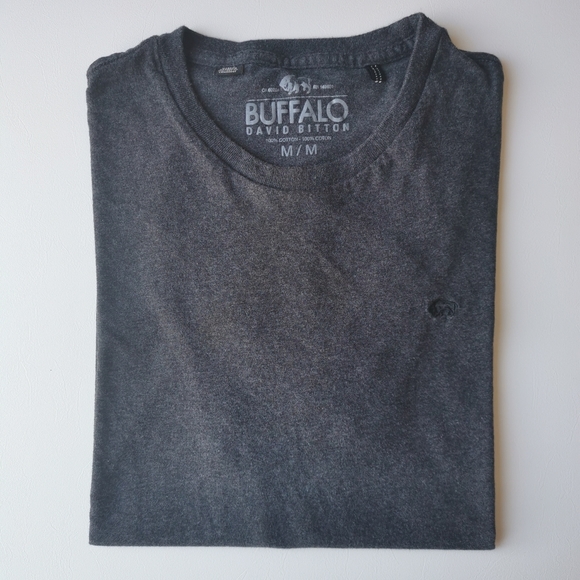 Buffalo David Bitton Men's Tshirt S/S round neck M - Picture 1 of 2